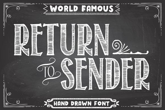 Return to Sender Font