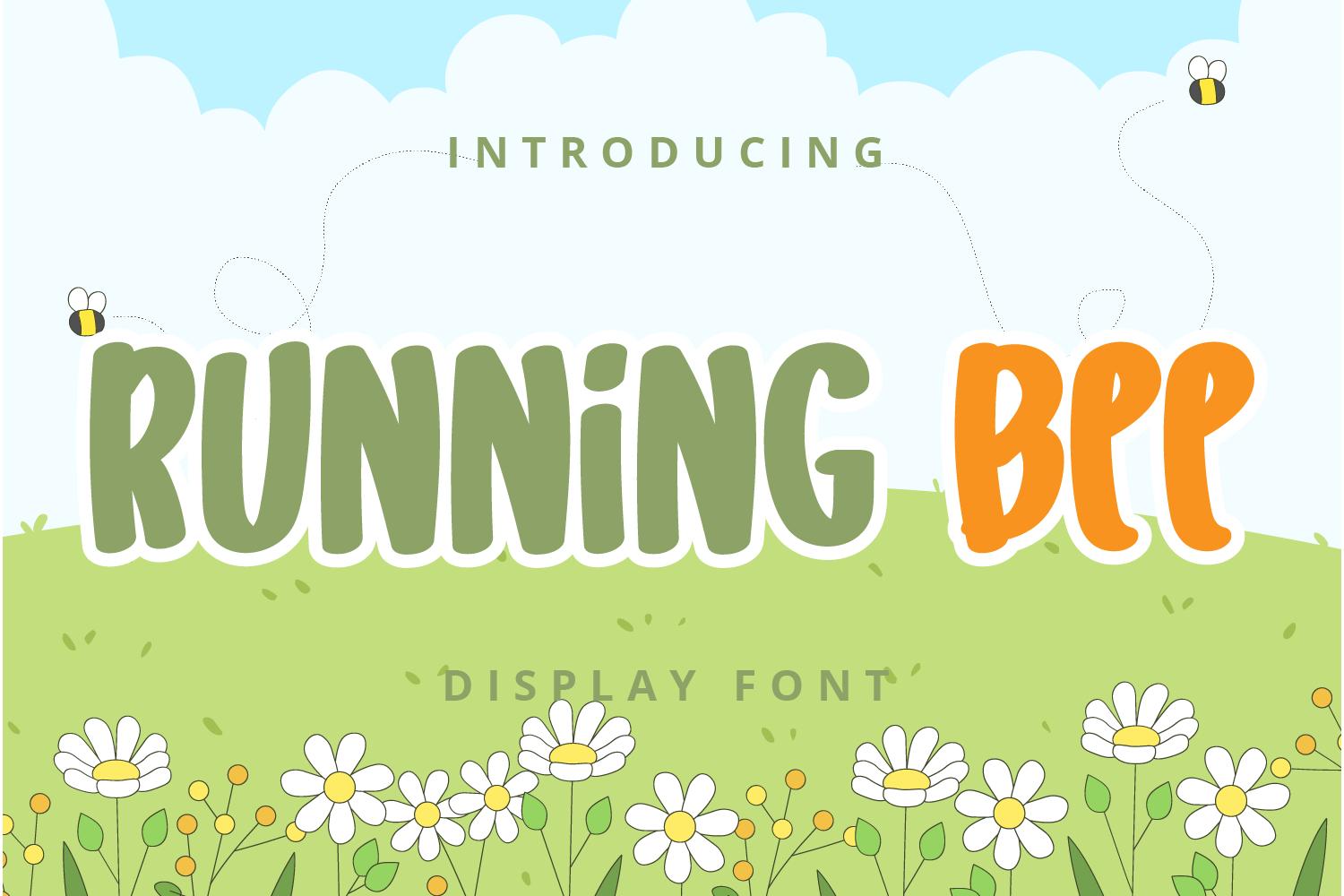 Running Bee Font