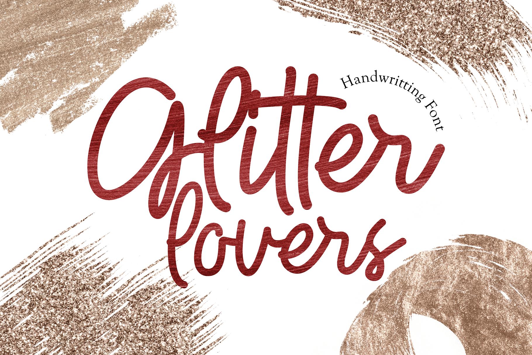 Glitter Lovers Font