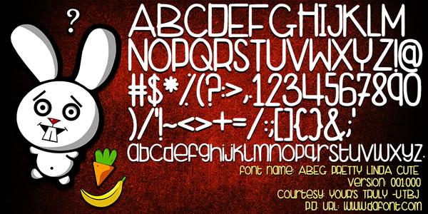 Pretty Linda Font