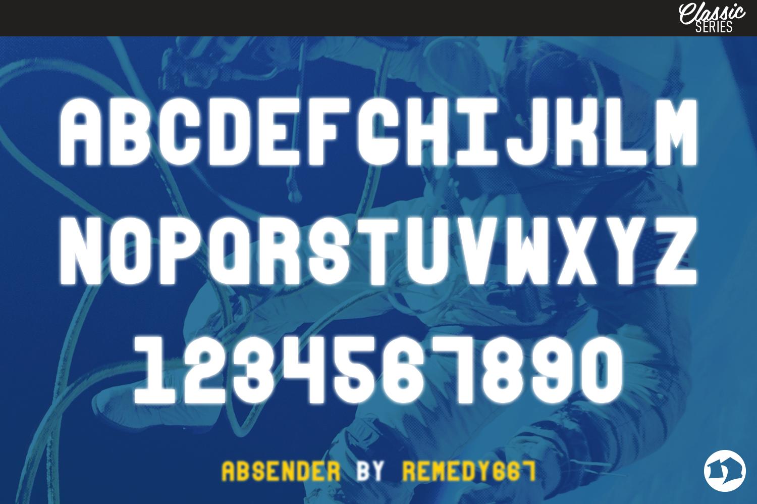 Absender Font