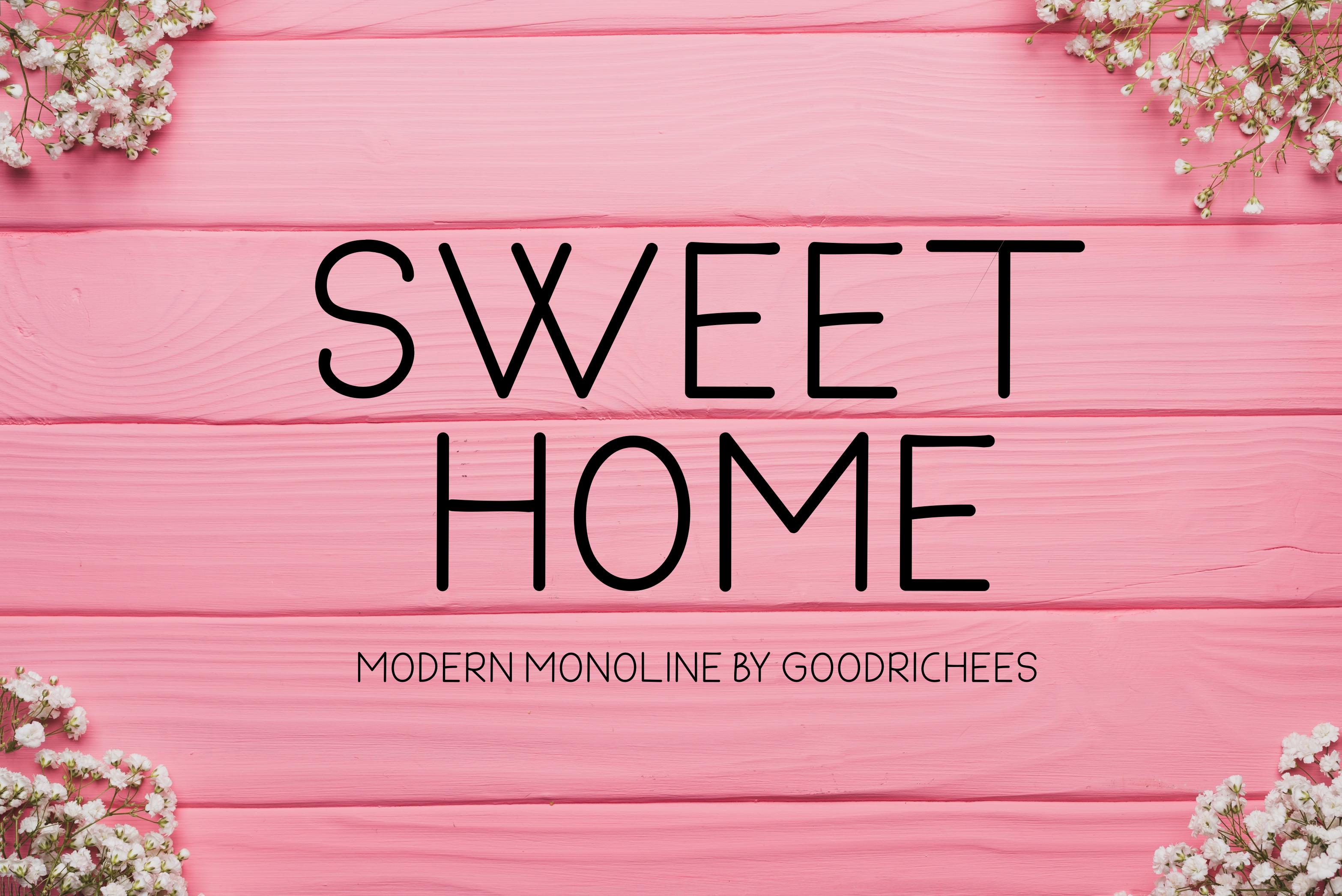 Sweet Home Font