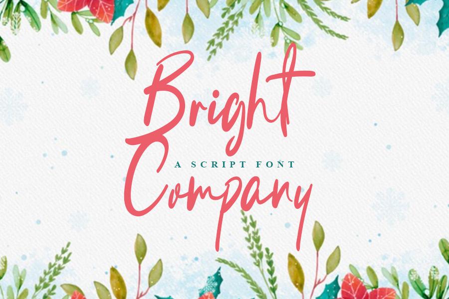 Bright Company Font