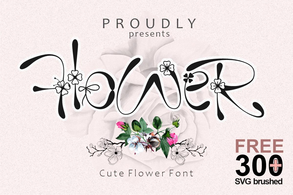 Flower Font