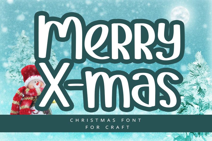 Merry X-mas Font