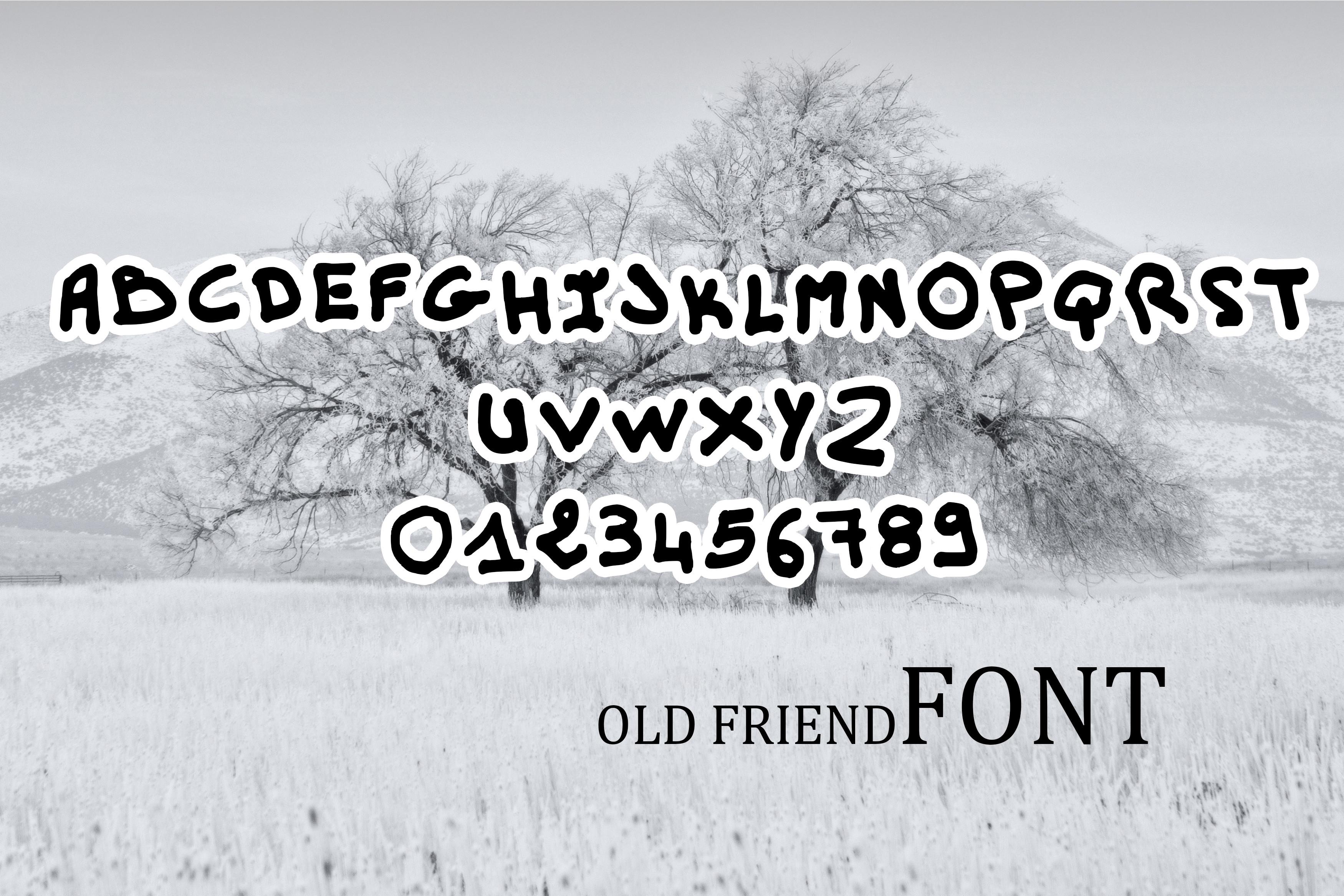 Old Friend Font