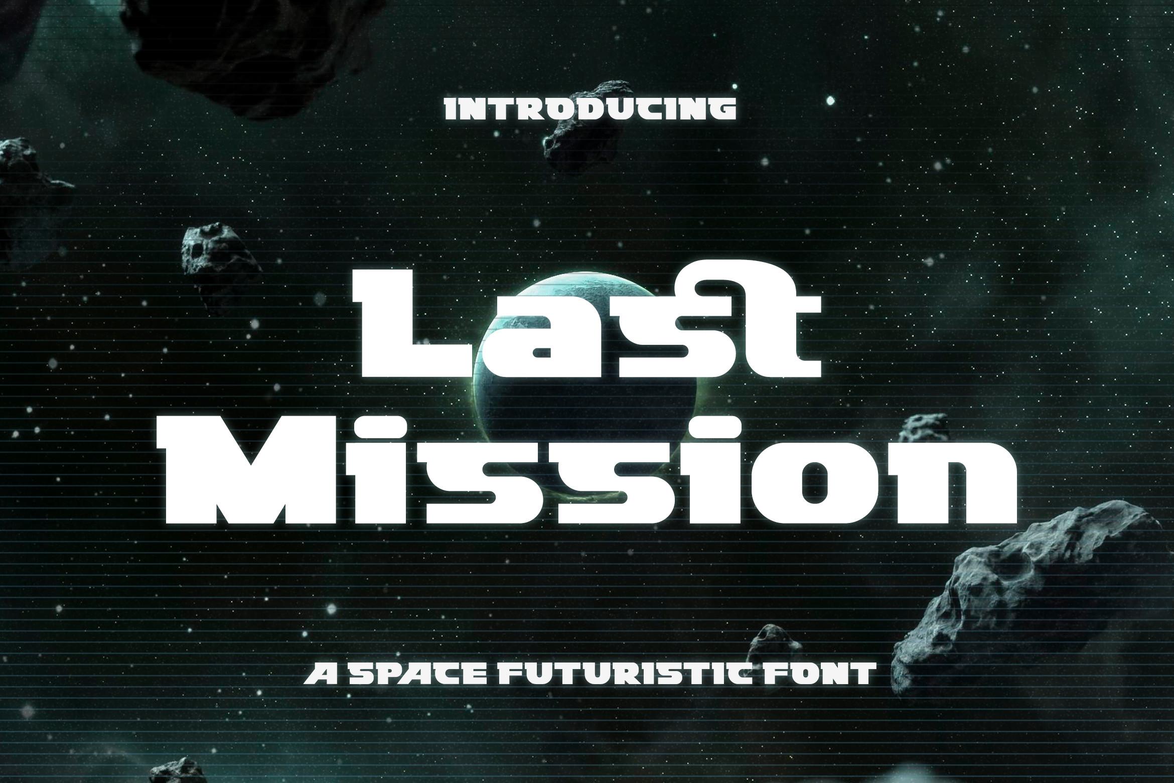 Last Mission Font
