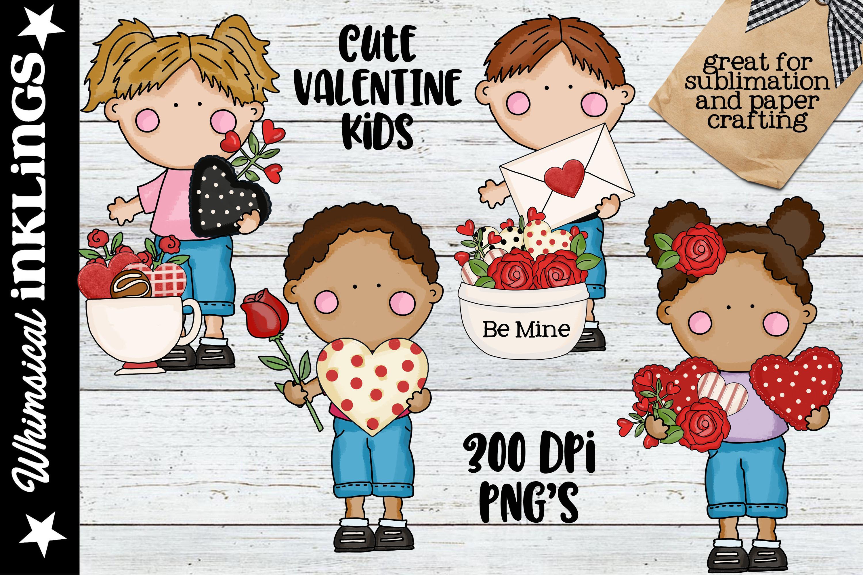 Cute Valentine Kids