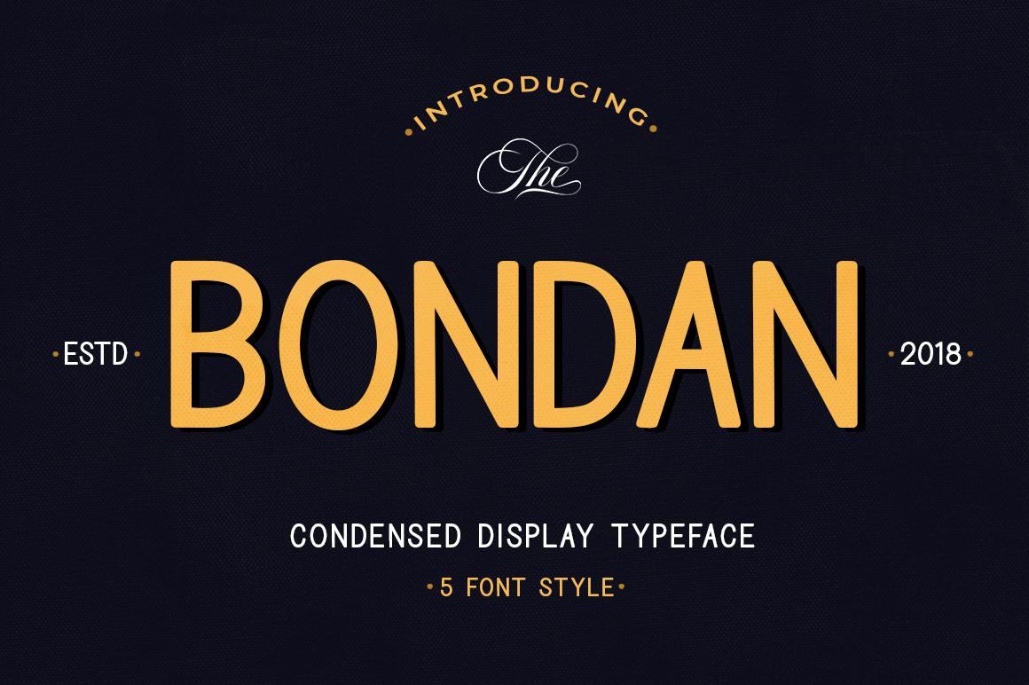 Bondan Family Font