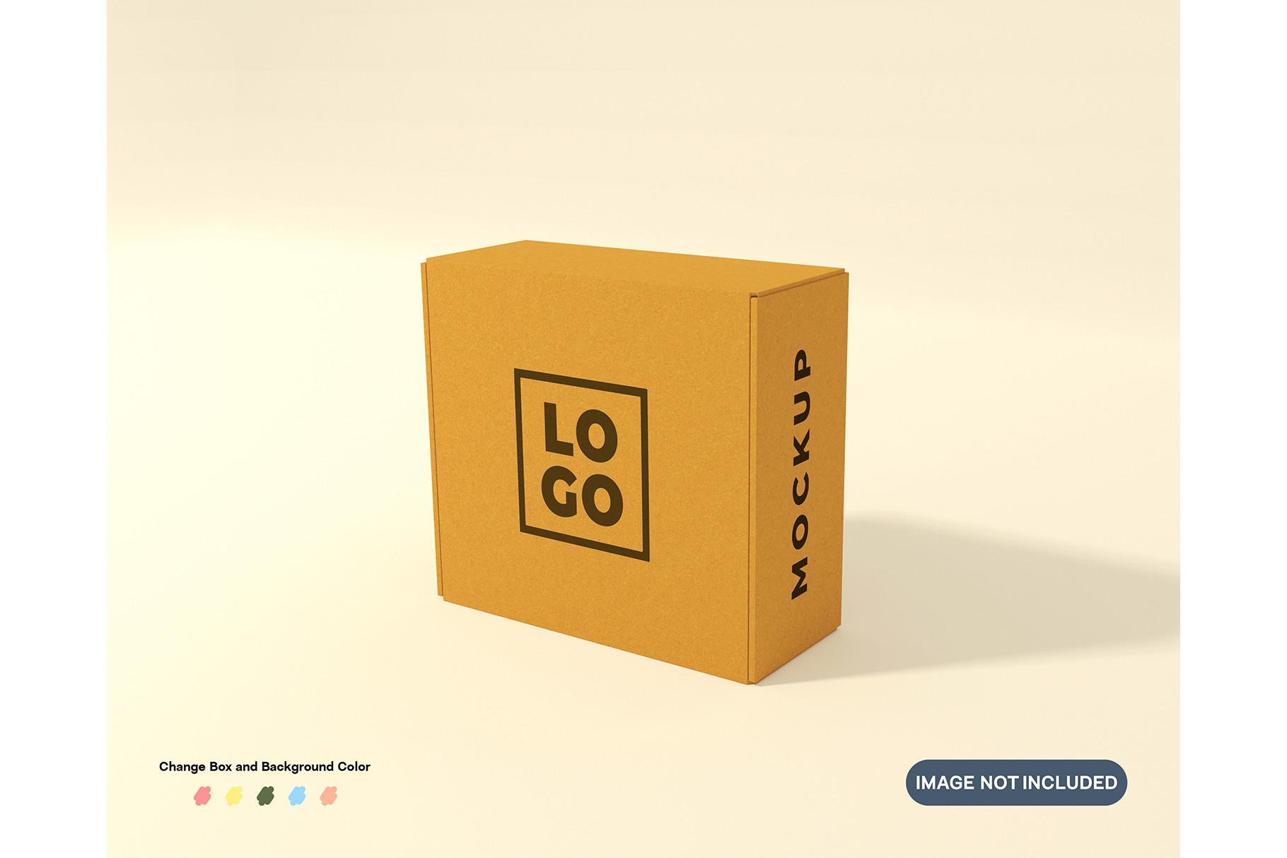 Brown Cardboard Packaging Mockup