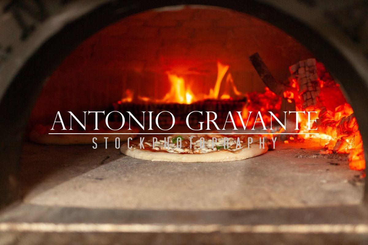Pizza Margherita in a Wood Oven