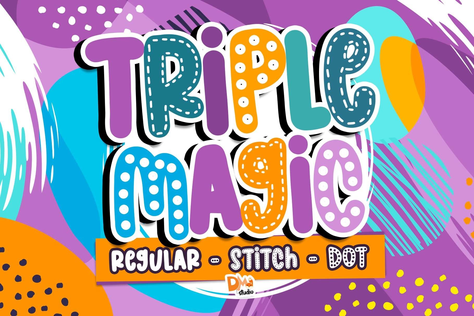 Triple Magic Font