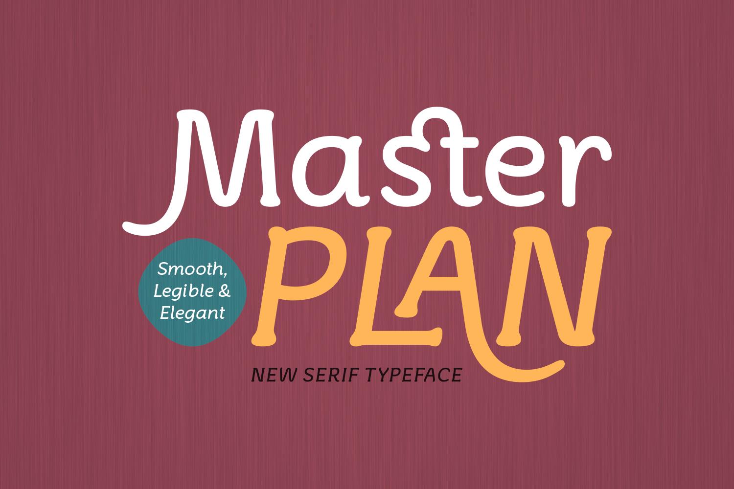 Master Plan Font