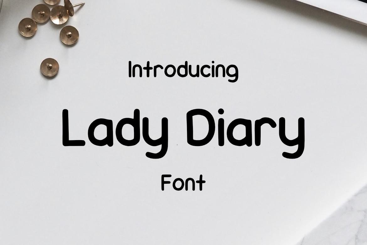 Lady Diary Font