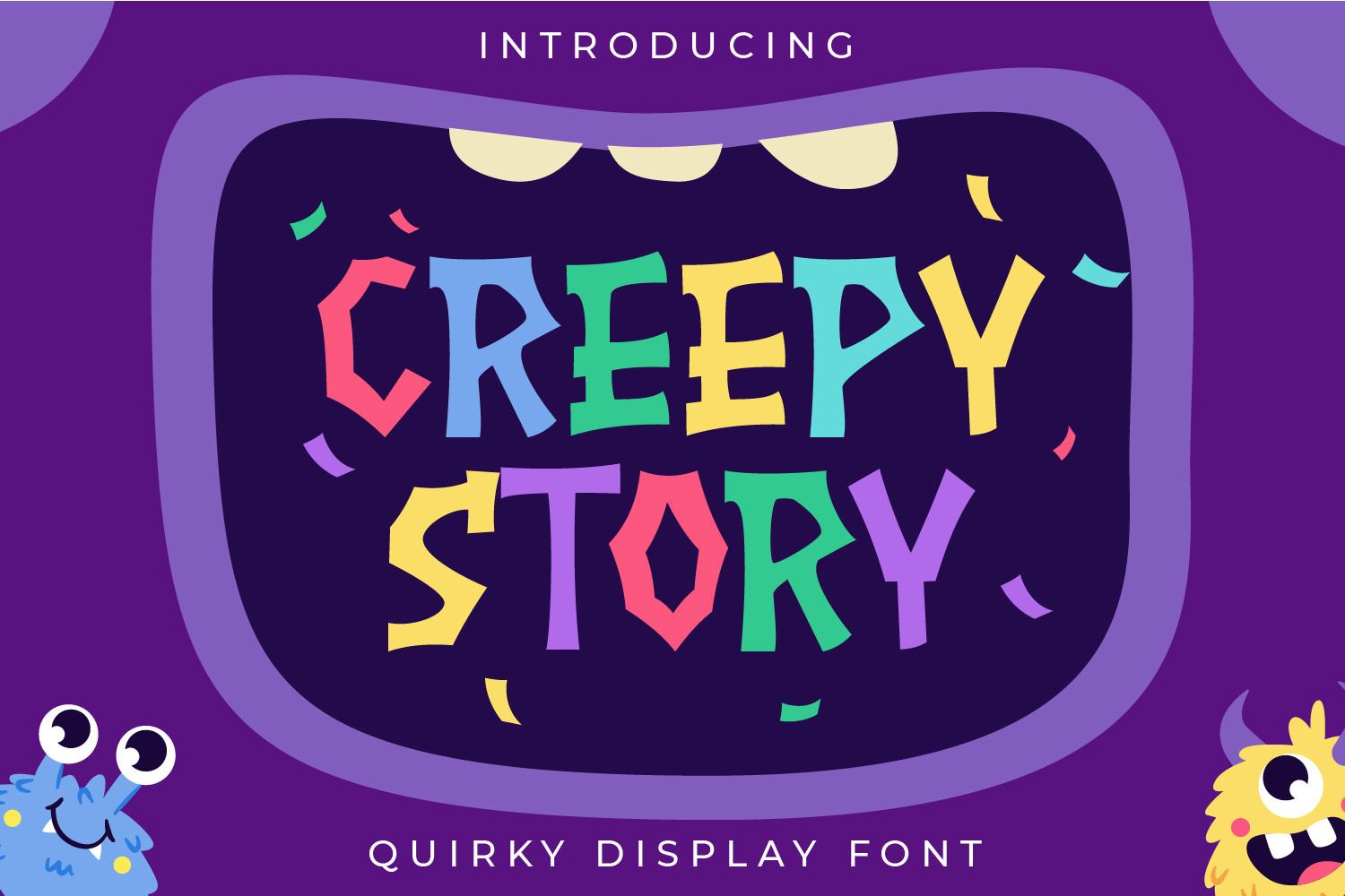 Creepy Story Font