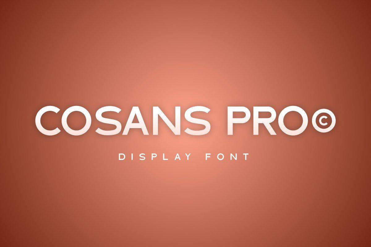 Cosans Pro Font