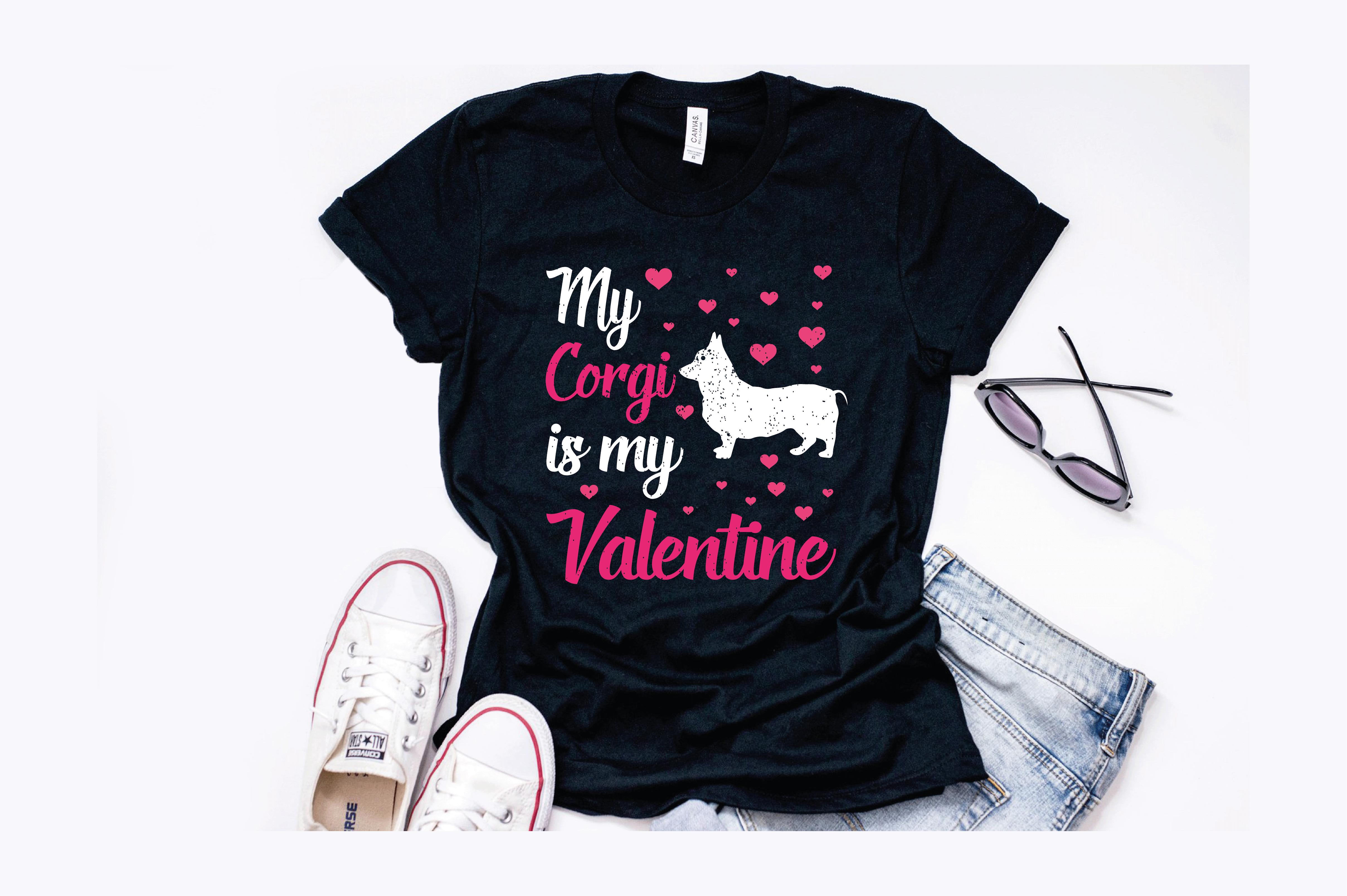 My Corgi is My Valentine T-Shirt