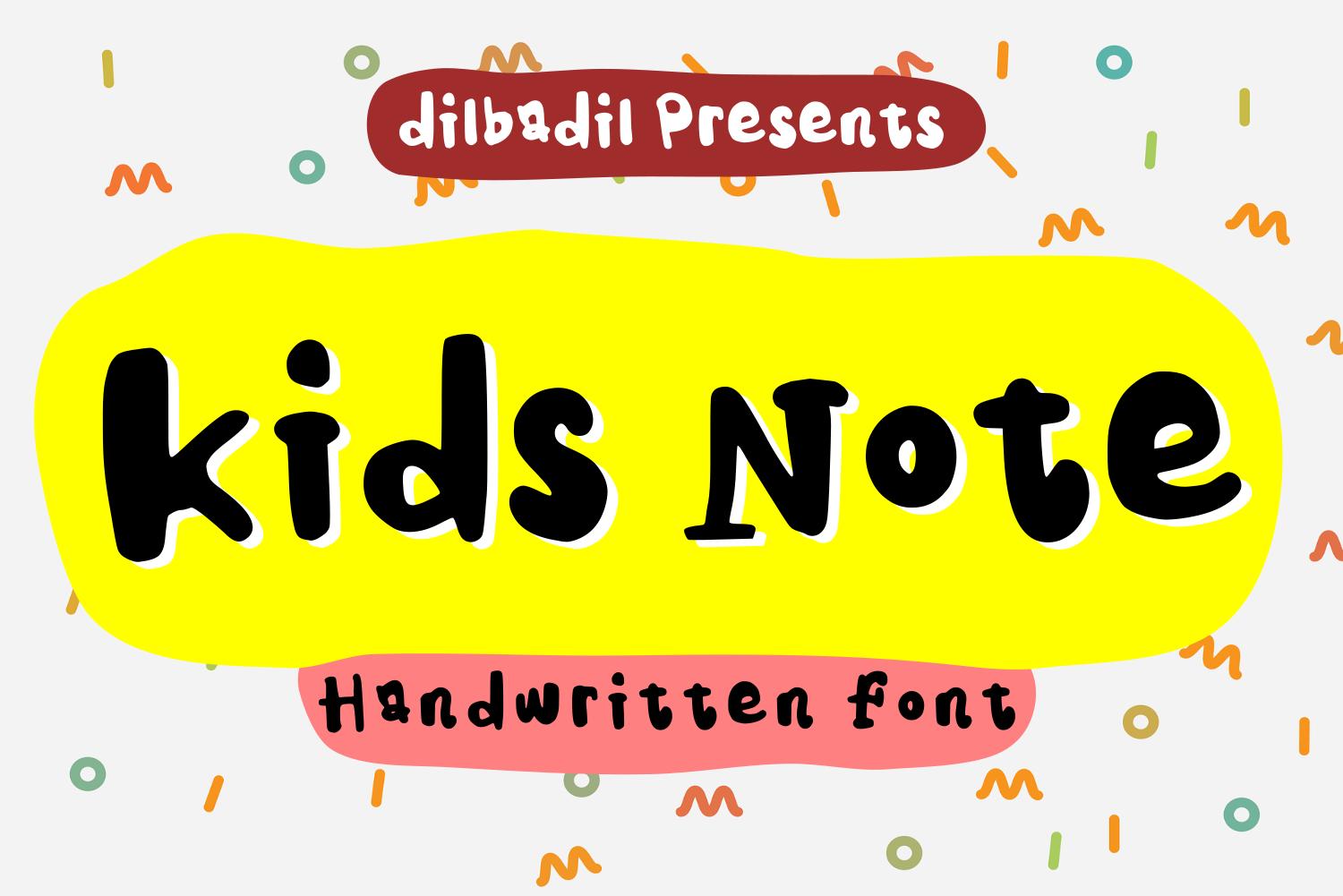 Kids Note Font