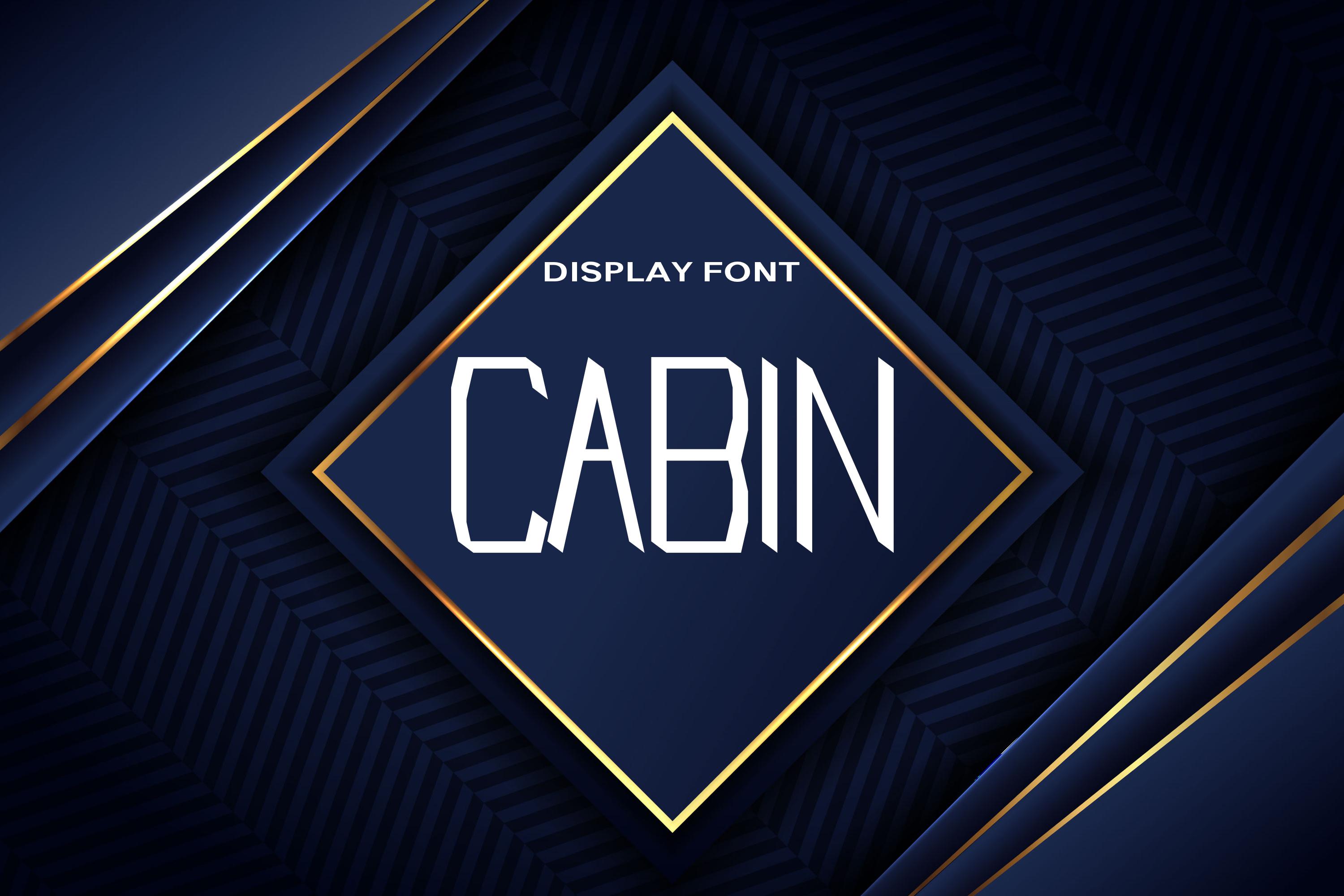 Cabin Font