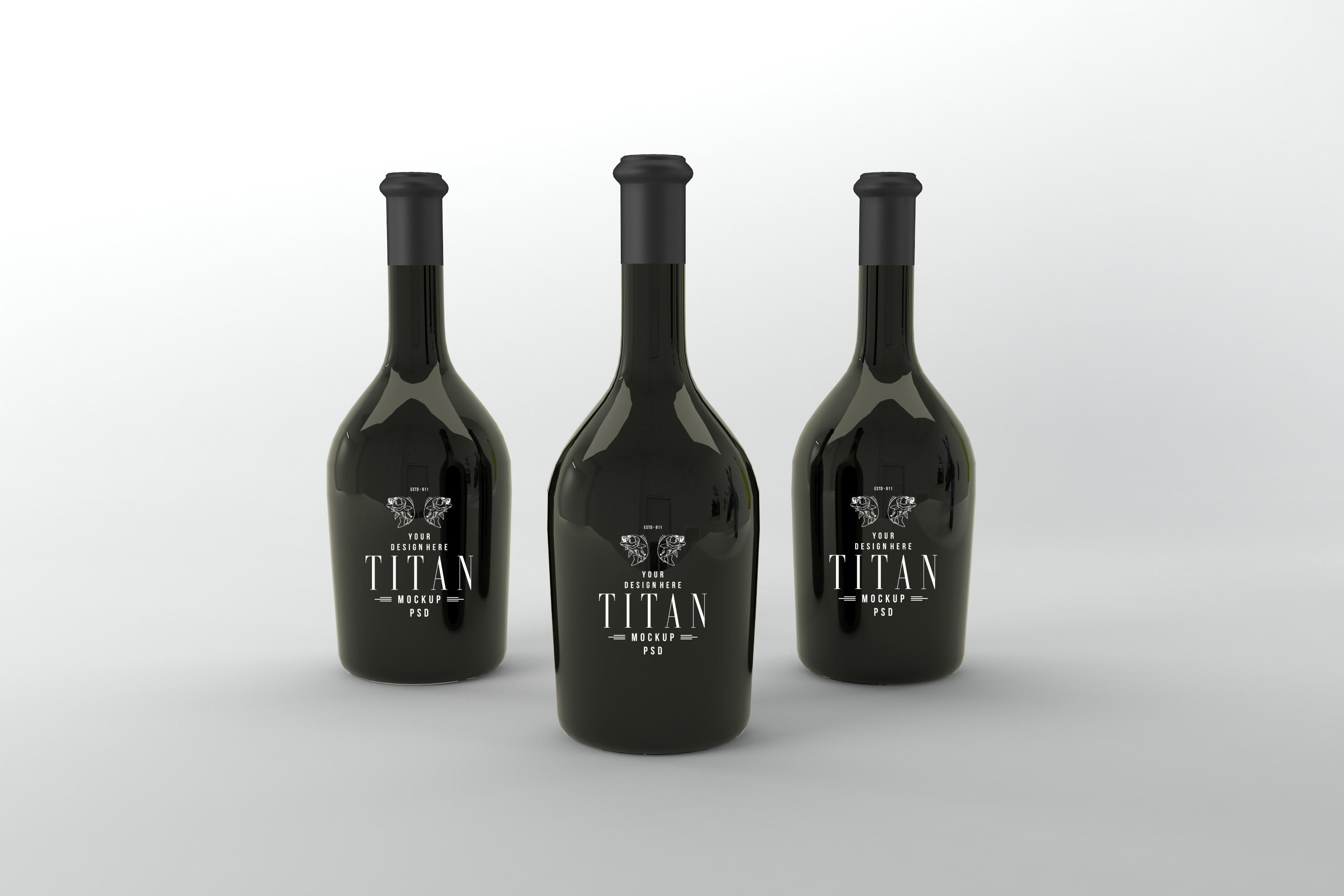 Titan Bottle Mockup