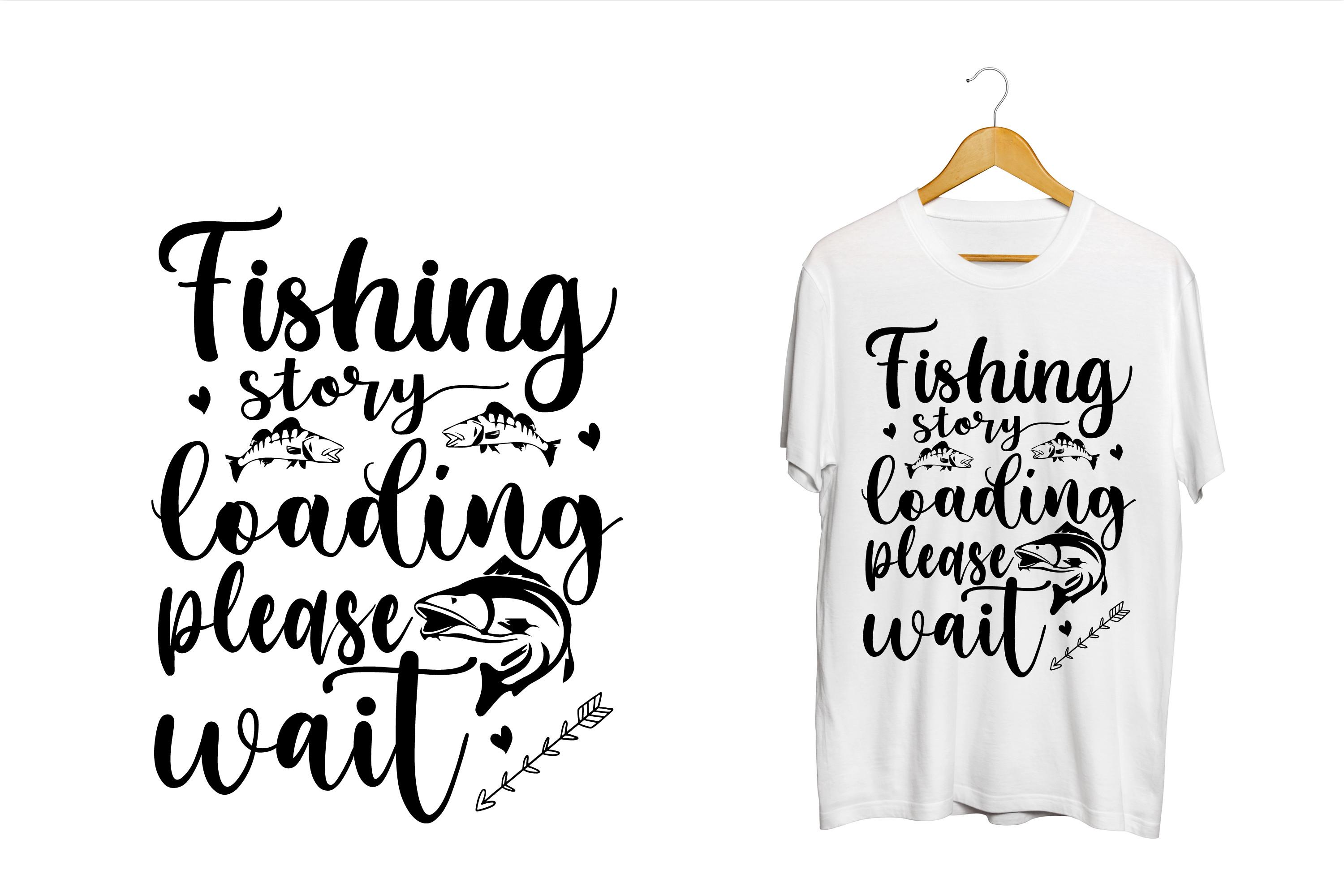 Fishing Story Loading Please Wait Design
