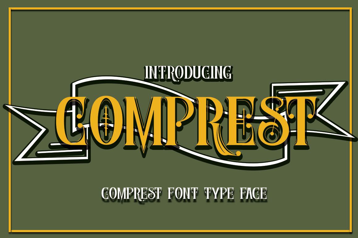 Comprest Font