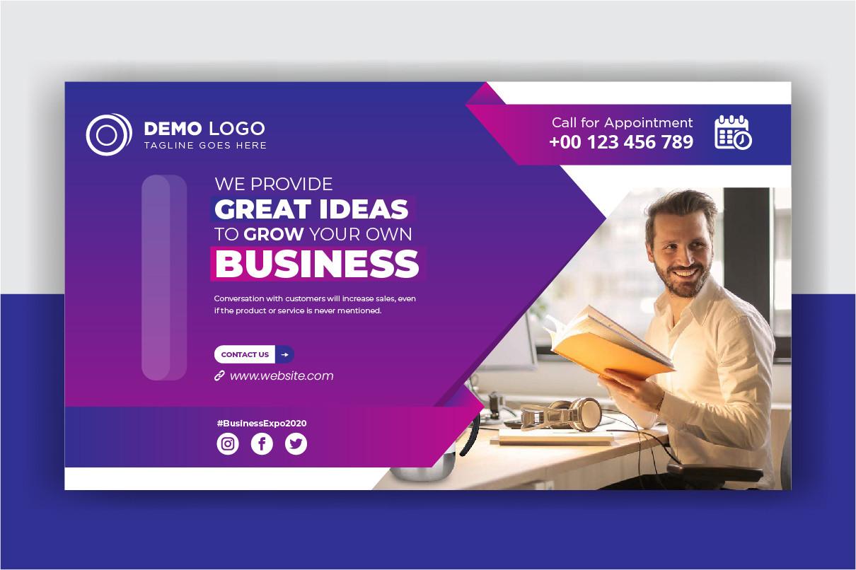 Business Conference Web Banner Design