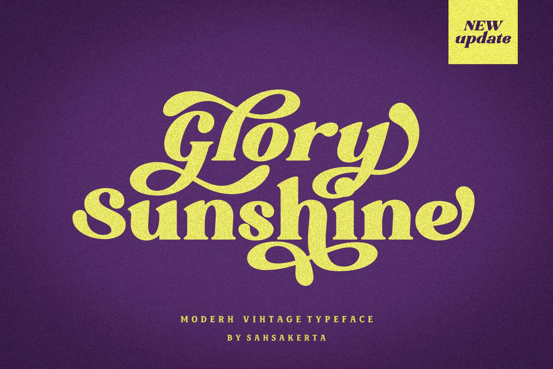 Glory Sunshine Font