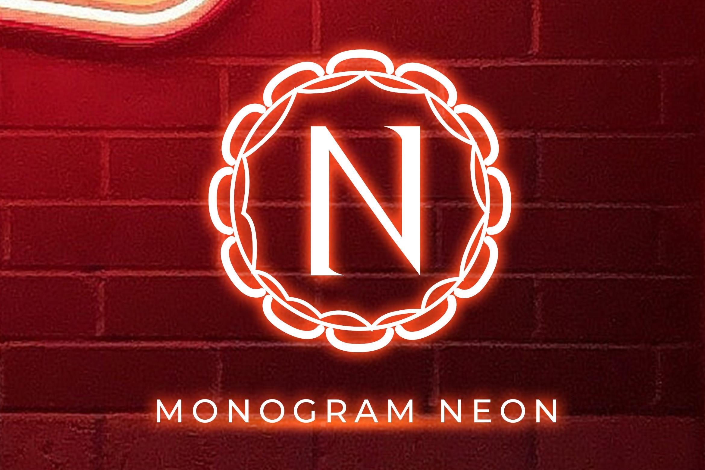 Monogram Neon Font