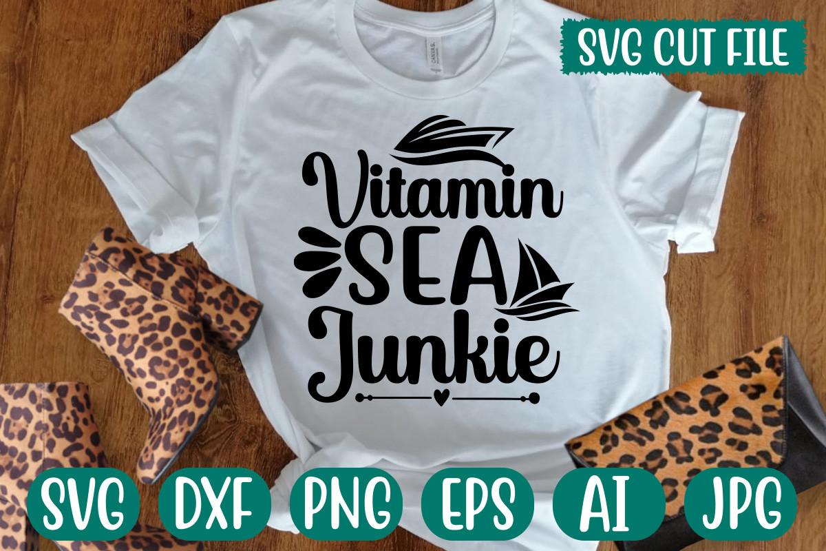 Vitamin Sea Junkie Svg Cut File