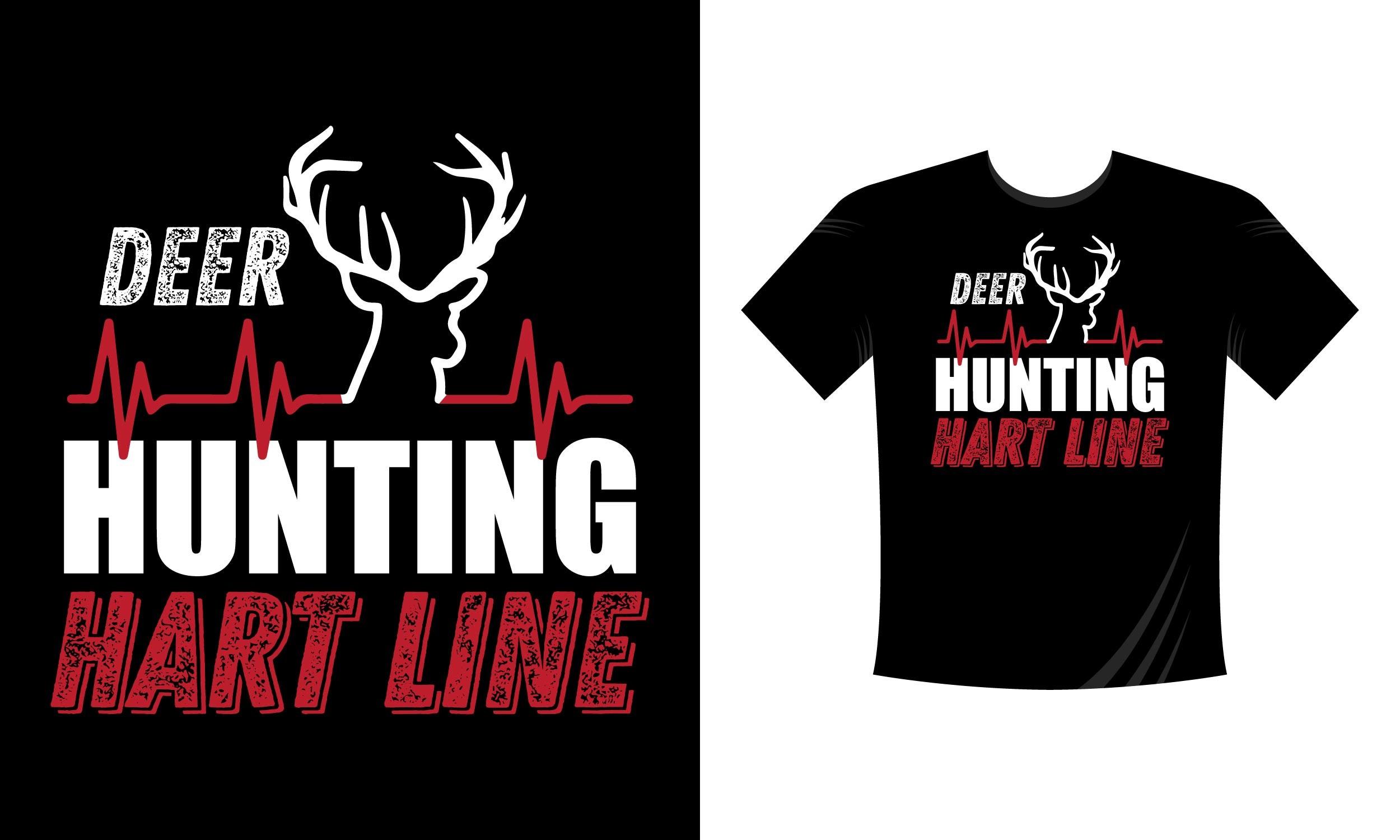 Deer Hunting Hart Line Hunting T-Shirt