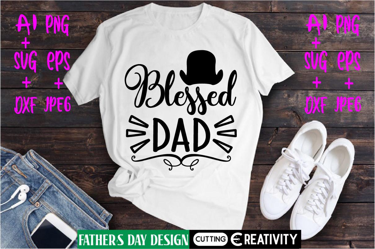 Blessed Dad Svg