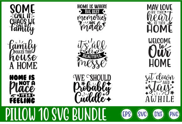Pillow 10 Svg Bundle