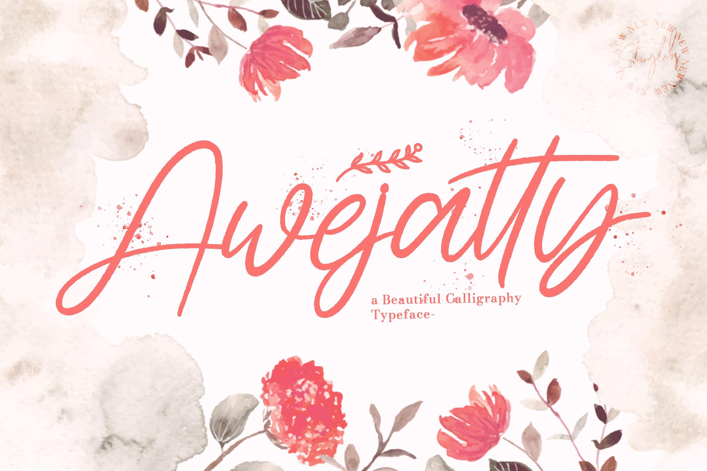 Awejatty Font