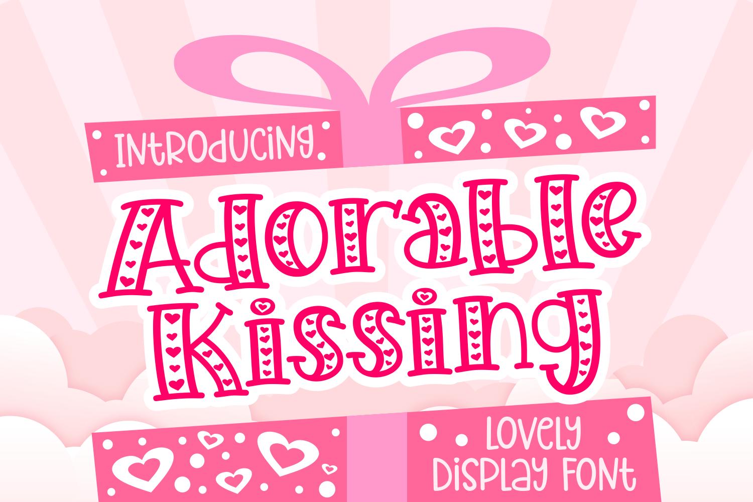 Adorable Kissing Font