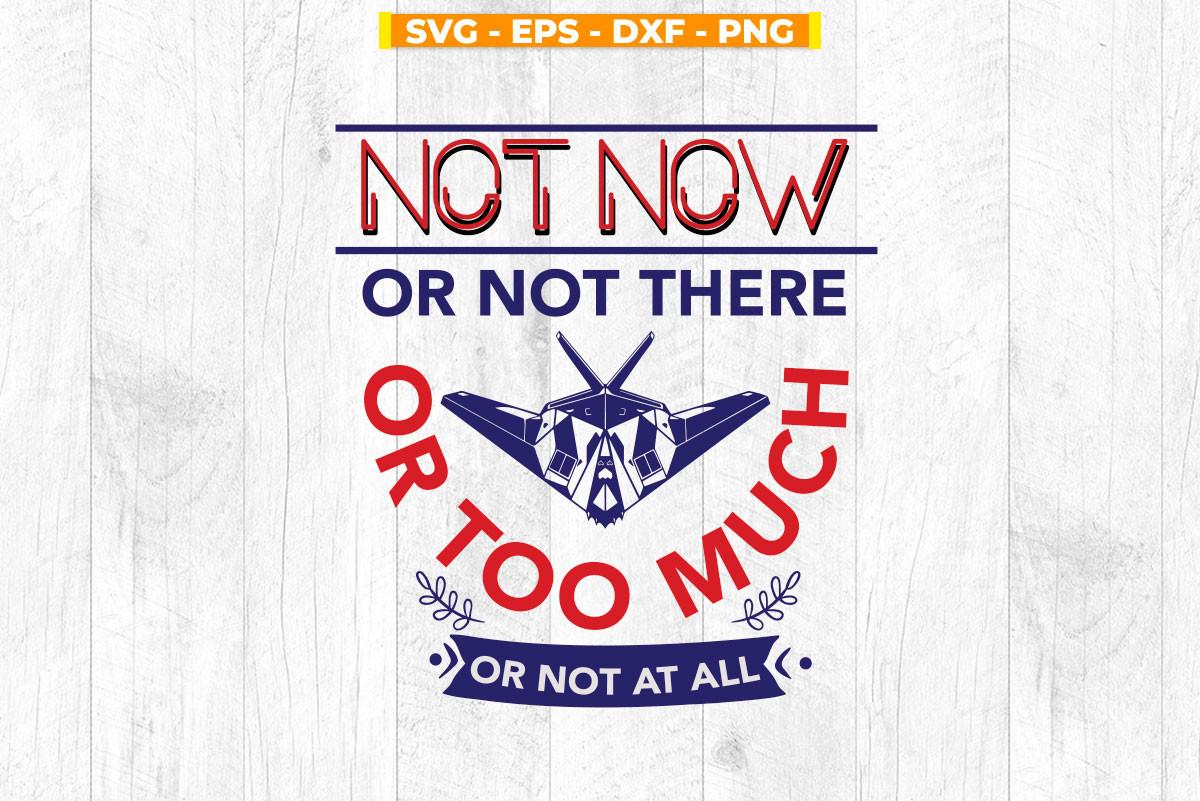 Not Now or Not There or Too Much