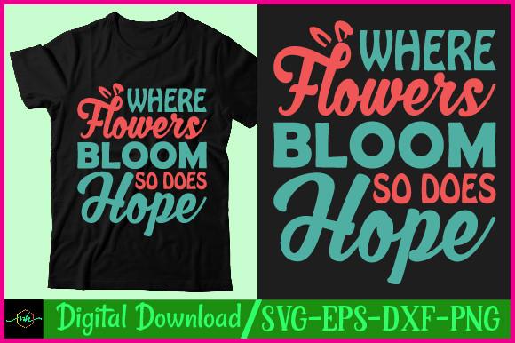 Happy Easter Day T Shirt Design Where Fl