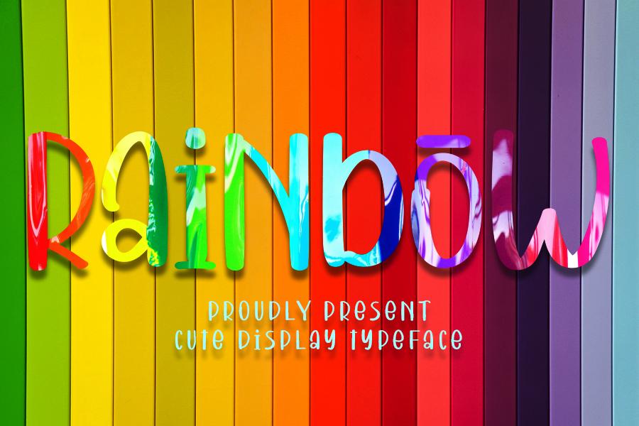 Rainbow Font