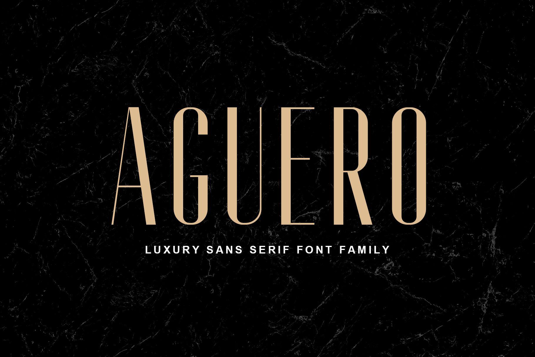 Aguero Family Font