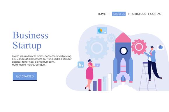Landing Page Business Startup