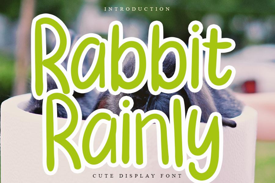Rabbit Rainly Font