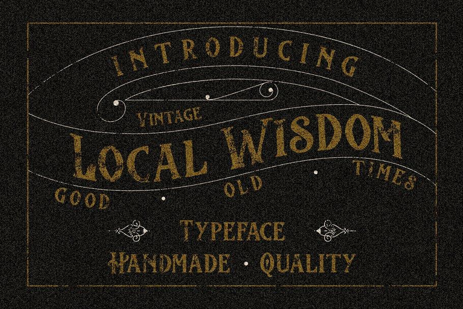 Local Wisdom Font