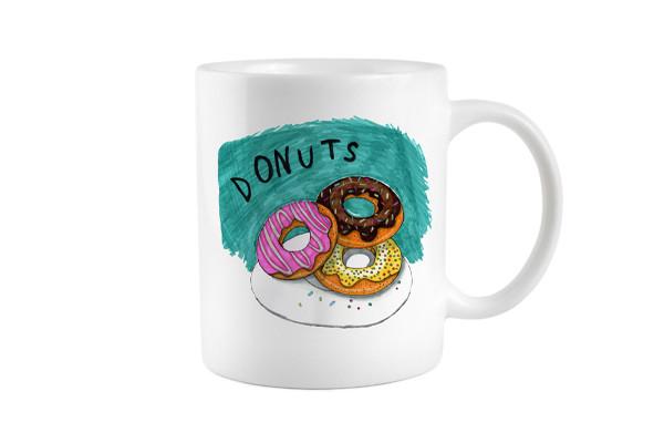 DONUT Watercolor Sublimation