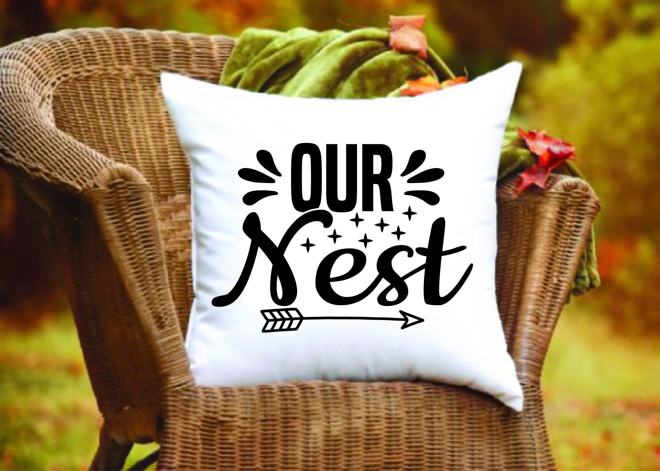 Doormat Svg Design,Our Nest