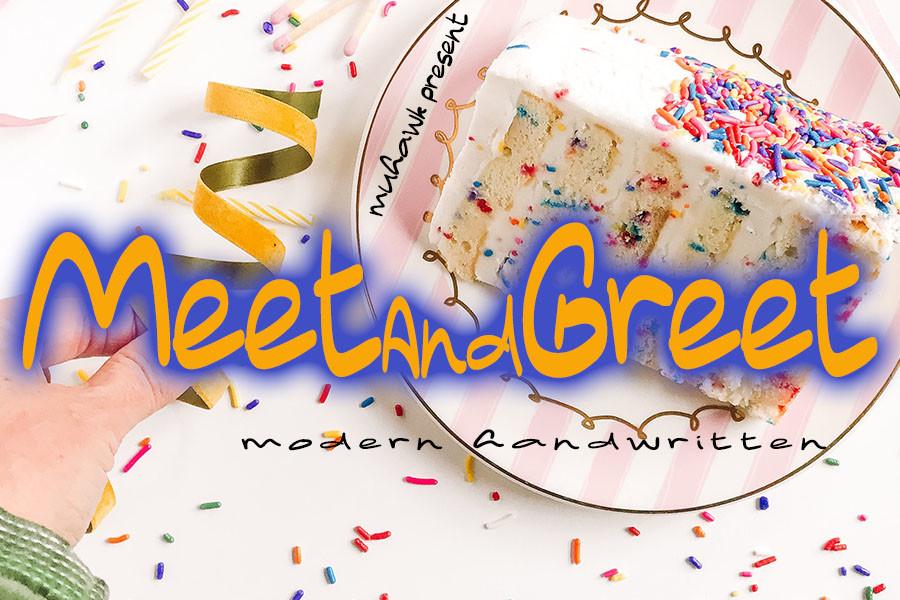 Meet and Greet Font