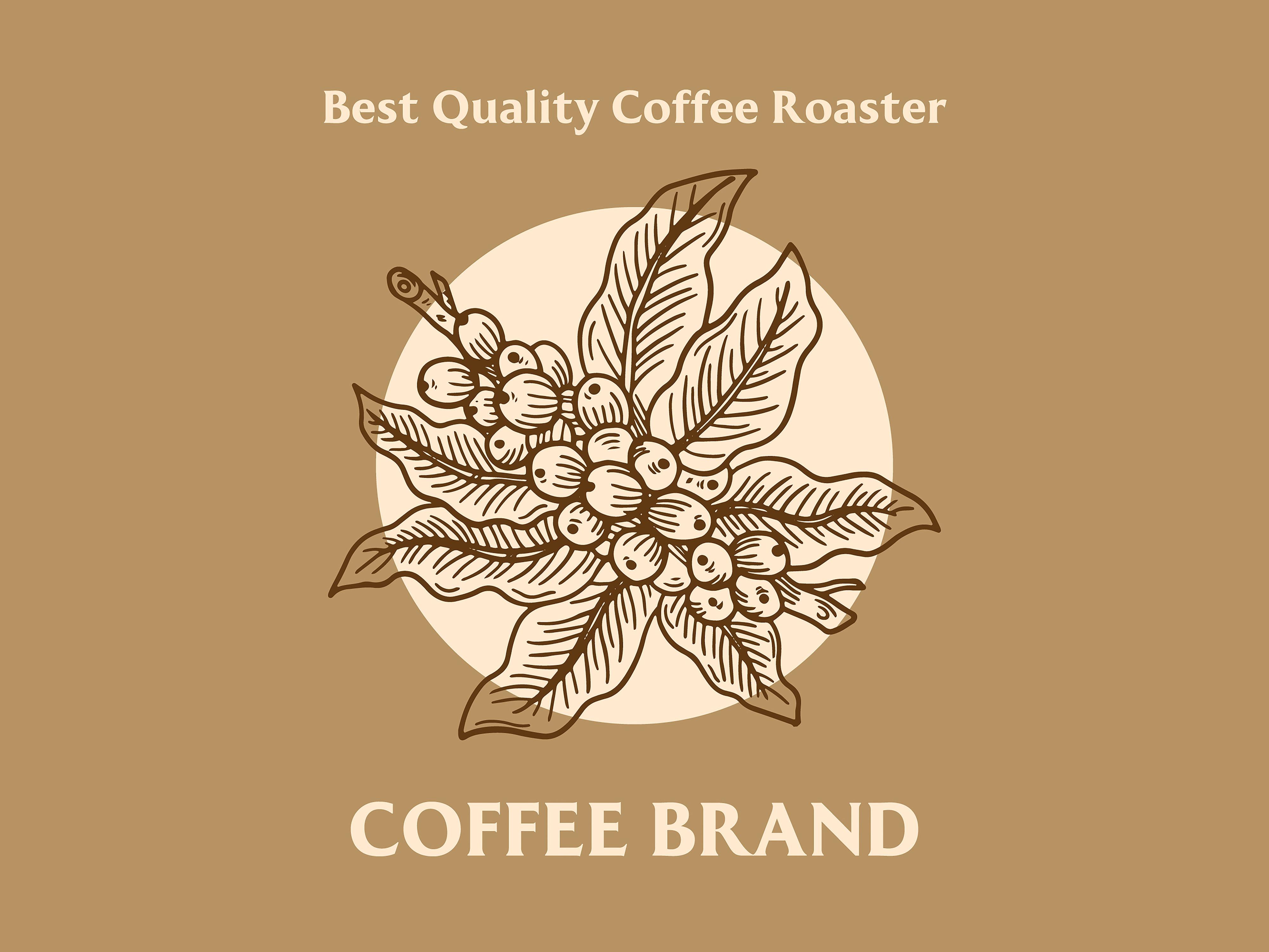 Set Leaf Tree Coffee Nature Botanical