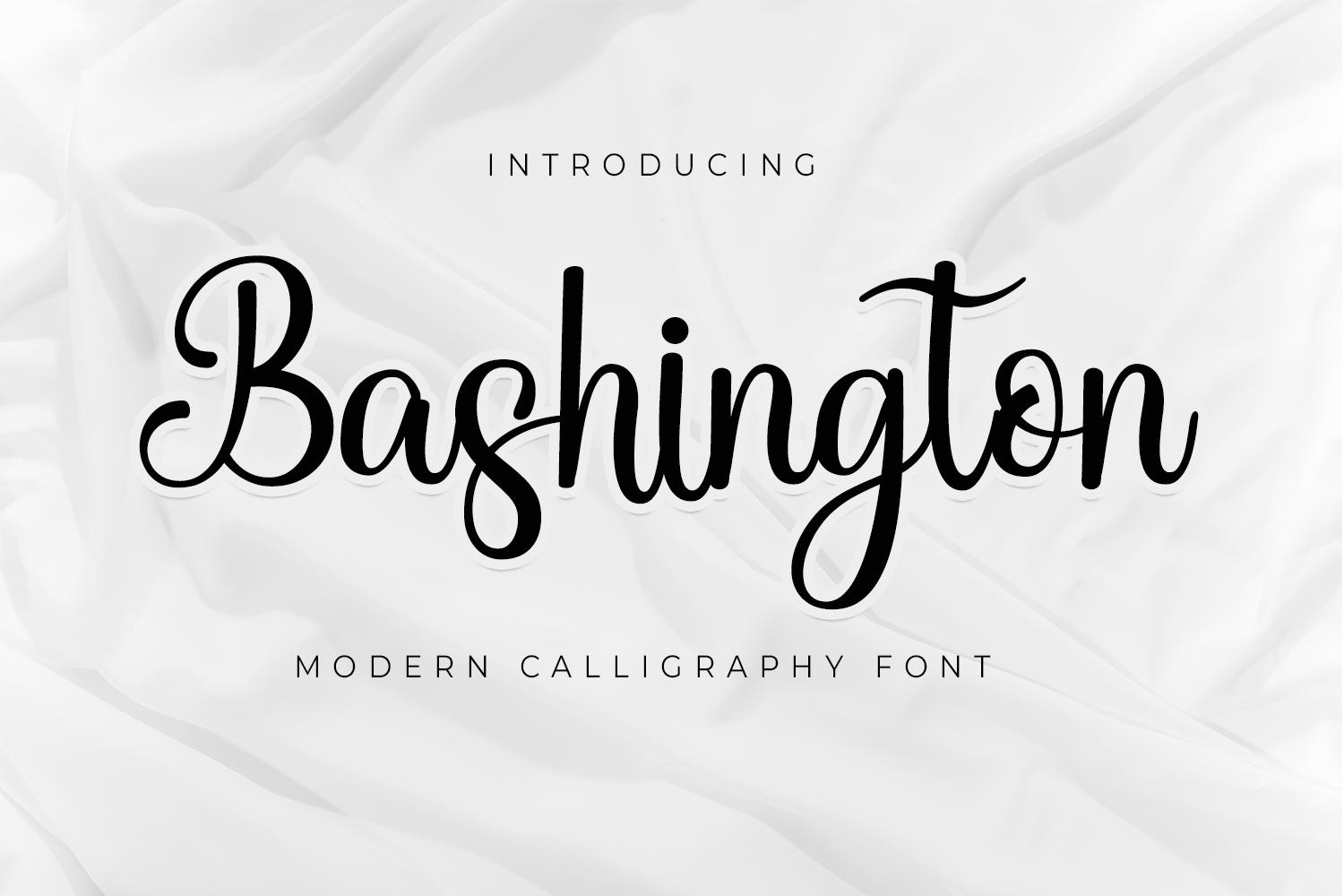 Bashington Font