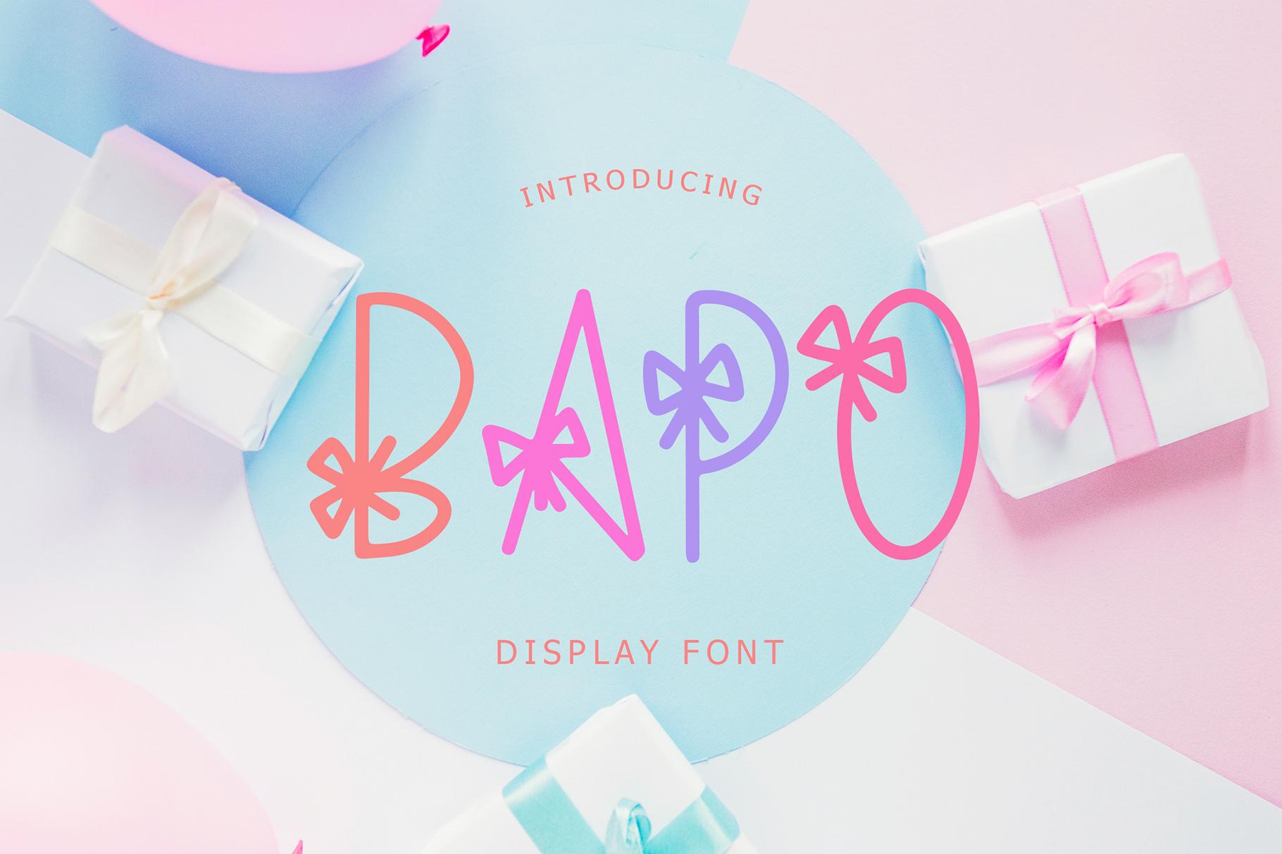 Bapo Font