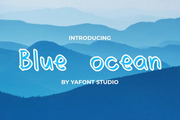 Blue Ocean Font