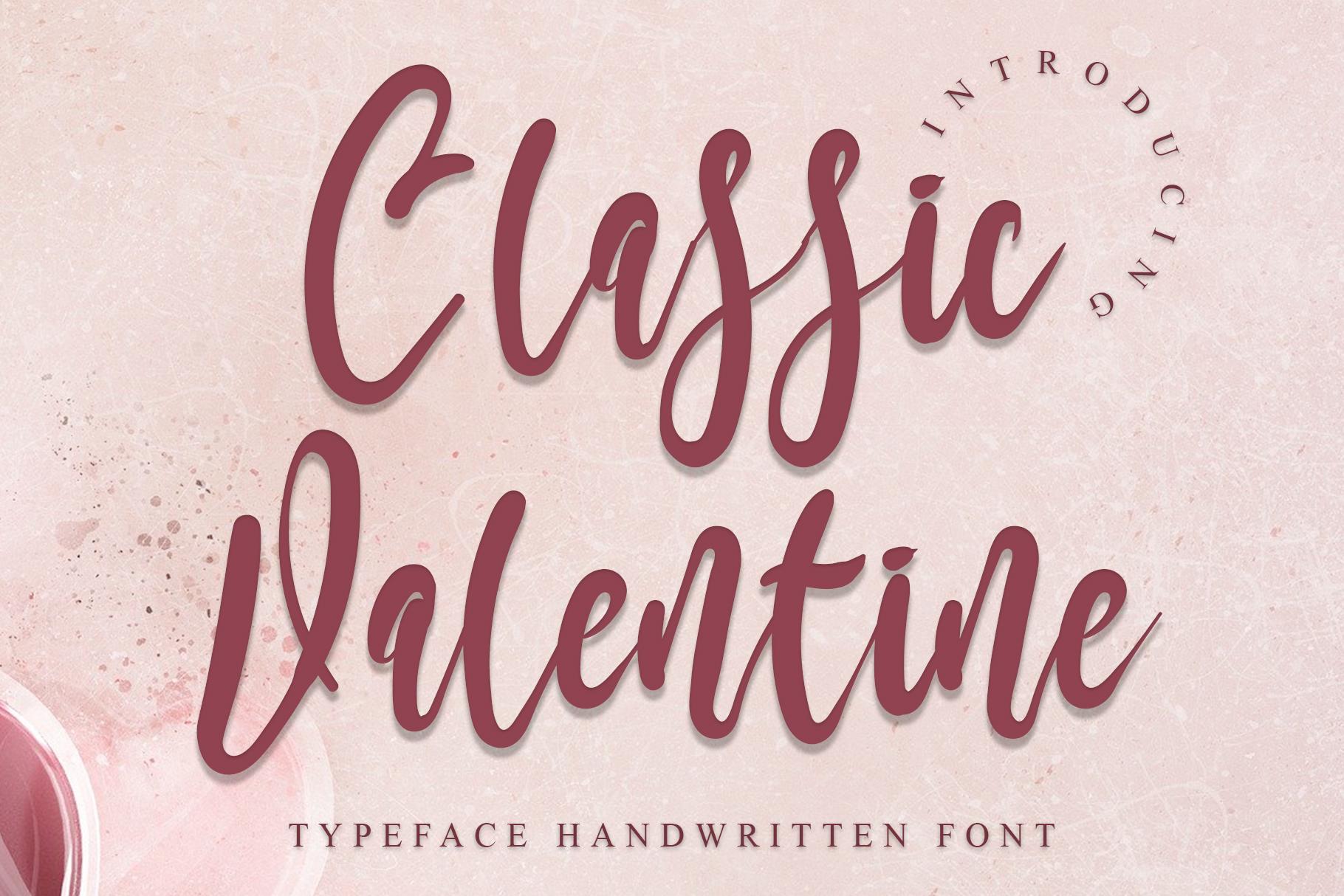 Classic Valentine Font